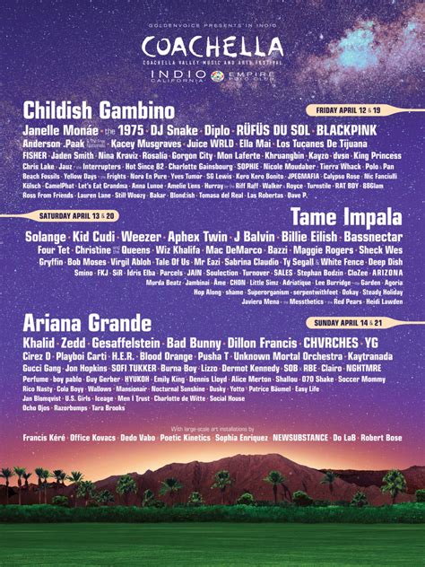 coachella 2019 lineup rumors